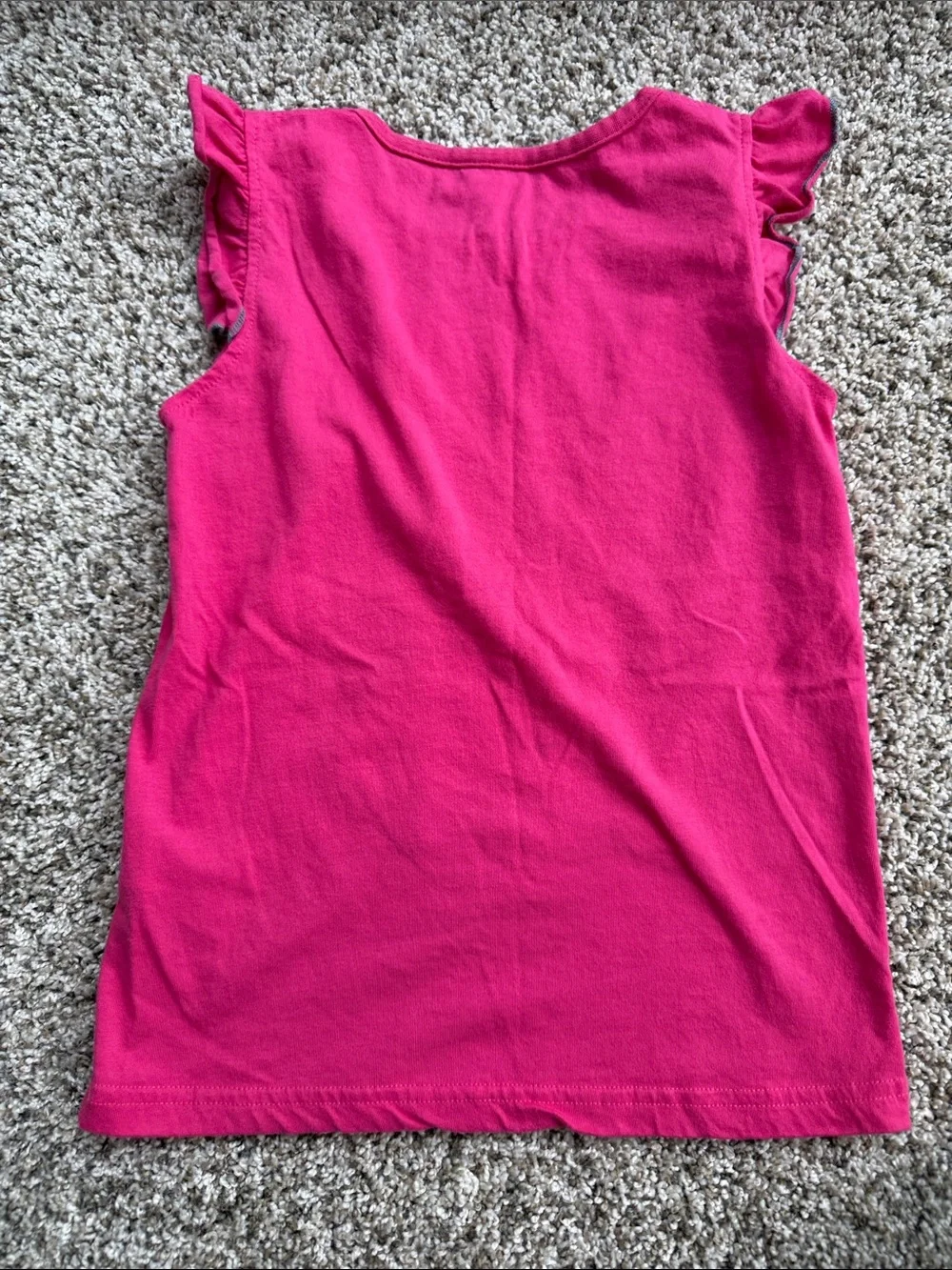 Girls' Hot Pink Whale Graphic Tank Top  and shorts set size 6